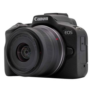 Canon EOS R50 Mirrorless Camera + RF-S 18-45mm f/4.5-6.3 IS STM lens - Black