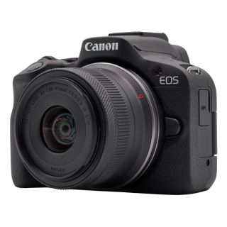Canon EOS R50 Mirrorless Camera + RF-S 18-45mm f/4.5-6.3 IS STM lens - Black