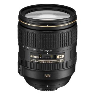 Nikon AF-S 24-120mm f/4 G ED VR Lens (White Box)