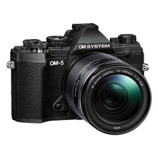 OM SYSTEM OM-5 Mirrorless Camera + 14-150mm f/4-5.6 II Lens - Black