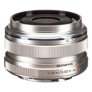 Olympus OM SYSTEM M.Zuiko Digital ED 17mm f/1.8 Lens - Silver
