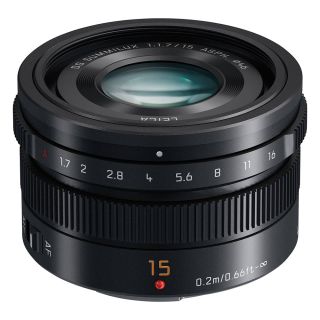 Panasonic 15mm f1.7 Leica Summilux DG ASPH Lens (Black)
