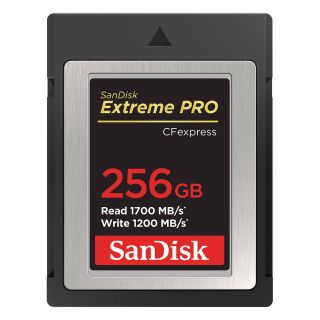 SanDisk 256GB Extreme Pro (1700MB/Sec) Cfexpress Type B Memory Card