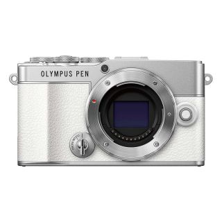 Olympus OM SYSTEM PEN E-P7 Mirrorless Camera + 14-42mm f/3.5-5.6 EZ Lens - White