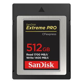 SanDisk 512GB Extreme Pro (1700MB/Sec) Cfexpress Type B Memory Card