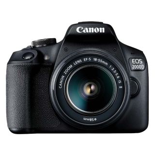 Canon EOS 2000D DSLR Camera + EF-S 18-55mm f/3.5-5.6 IS II Lens