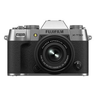 Fujifilm X-T50 Digital Camera Body + XC 15-45mm f/3.5-5.6 OIS PZ Lens (Silver)