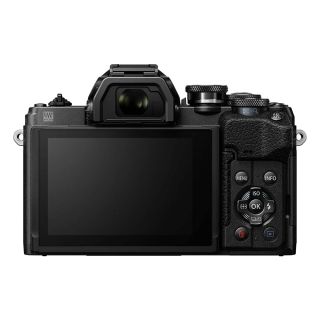 Olympus OM SYSTEM OM-D E-M10 Mark IV Mirrorless Camera + 14-42mm f/3.5-5.6 EZ Lens - Black