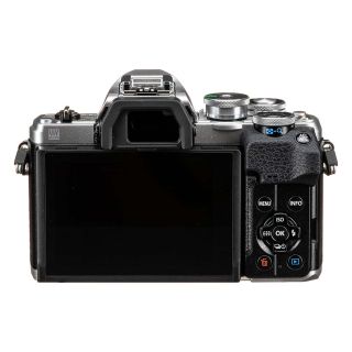 Olympus OM SYSTEM OM-D E-M10 Mark IV Mirrorless Camera + 14-42mm f/3.5-5.6 EZ Lens - Silver