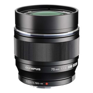 Olympus OM SYSTEM M.Zuiko Digital ED 75mm f/1.8 Lens - Black