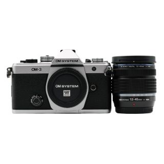 OM SYSTEM OM-3 Mirrorless Camera + 12-45mm f/4 PRO lens