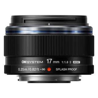 OM SYSTEM M.Zuiko Digital ED 17mm f/1.8 II Lens - Black
