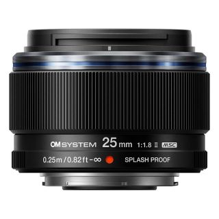 OM SYSTEM M.Zuiko Digital ED 25mm f/1.8 II Lens - Black