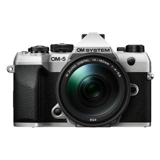OM SYSTEM OM-5 Mark II Mirrorless Camera + 14-150mm f/4-5.6 II - Silver