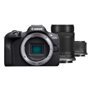 Canon EOS R100 Mirrorless Camera + RF-S 18-45mm f/4.5-6.3 IS STM Lens + RF-S 55-210mm f/5-7.1 IS STM Lens