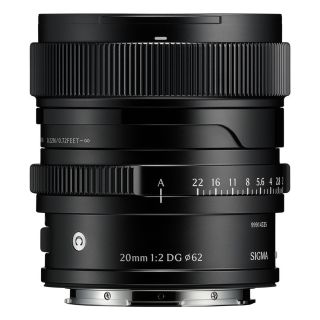 Sigma 20mm f/2 DG Contemporary Lens - Black for L-Mount