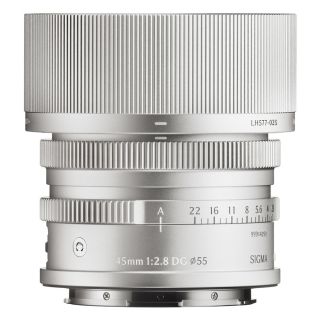 Sigma 45mm f/2.8 DG Contemporary Lens - Silver for L-Mount