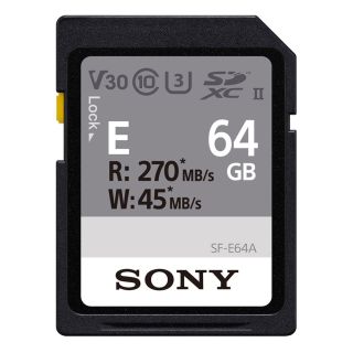 Sony 64GB SF-E Series UHS-II SDXC Memory Card (SF-E64A)