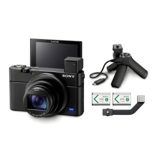 Sony Cyber-Shot RX100 VII Digital Camera with Shooting Grip and Battery Kit (RX100M7G)