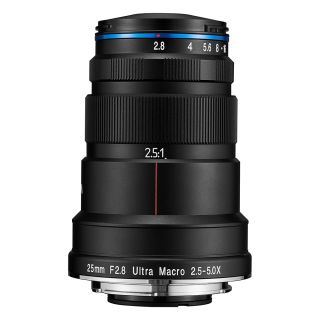 Laowa 25mm f/2.8 2.5-5X Ultra Macro Lens for Canon EF