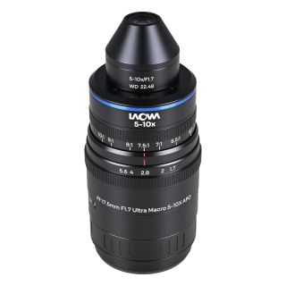 Laowa Aksen 17.5mm f/1.7 5-10x Ultra Macro APO Lens for Sony E