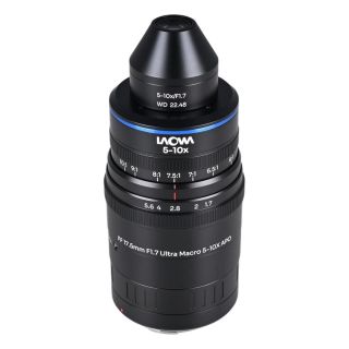 Laowa Aksen 17.5mm f/1.7 5-10x Ultra Macro APO Lens for Canon RF
