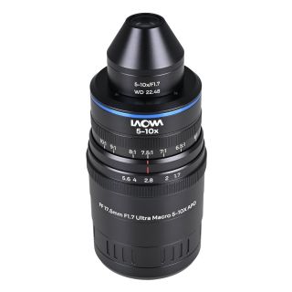 Laowa Aksen 17.5mm f/1.7 5-10x Ultra Macro APO Lens for L-Mount