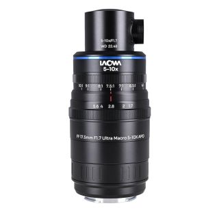 Laowa Aksen 17.5mm f/1.7 5-10x Ultra Macro APO Lens with Coaxial Illumination for Sony E