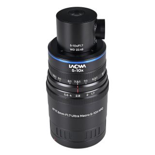 Laowa Aksen 17.5mm f/1.7 5-10x Ultra Macro APO Lens with Coaxial Illumination for Canon RF