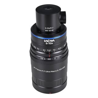 Laowa Aksen 17.5mm f/1.7 5-10x Ultra Macro APO Lens with Coaxial Illumination for Nikon Z