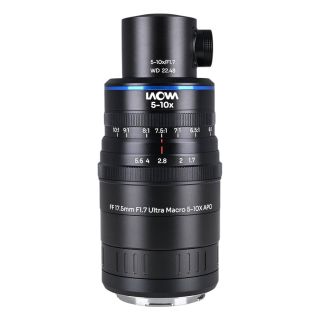 Laowa Aksen 17.5mm f/1.7 5-10x Ultra Macro APO Lens with Coaxial Illumination for L-Mount