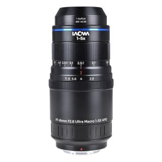 Laowa Aksen 45mm f/2.8 1-5x Ultra Macro APO Lens for Fujifilm X