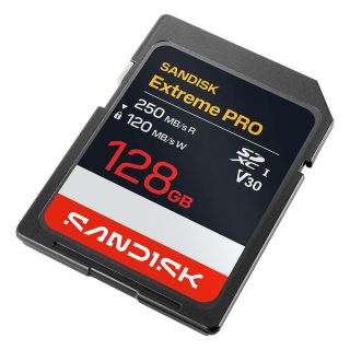 SanDisk Extreme PRO 128GB 250MB/s UHS-I V30 SDXC Memory Card