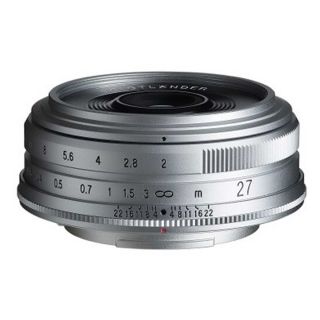 (Special Order) Voigtlander Ultron 27mm f/2 Lens for Fuji X - Silver