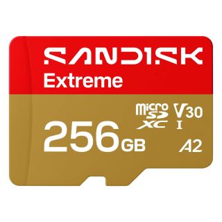 SanDisk 256GB Extreme PRO 250MB/s UHS-I V30 microSDXC Memory Card