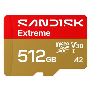SanDisk 512GB Extreme PRO 250MB/s UHS-I V30 microSDXC Memory Card